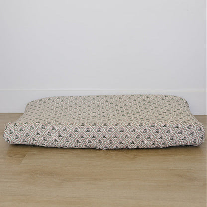Country Garden Floral Muslin Changing Pad Cover