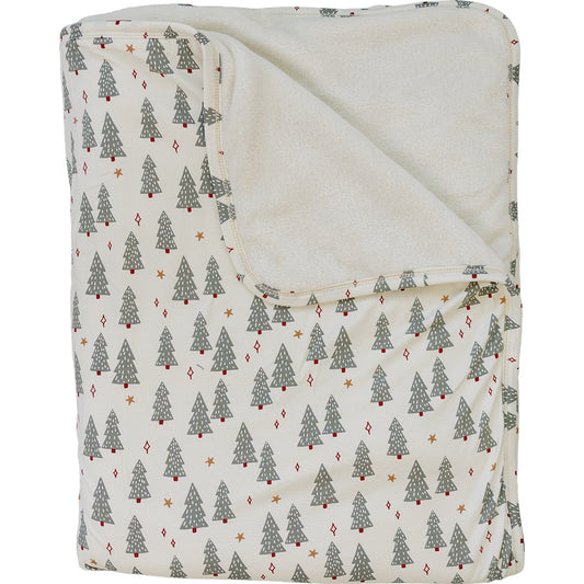 Christmas Trees Bamboo Fleece Quilt