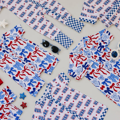 Bamboo Zip Romper  | USA