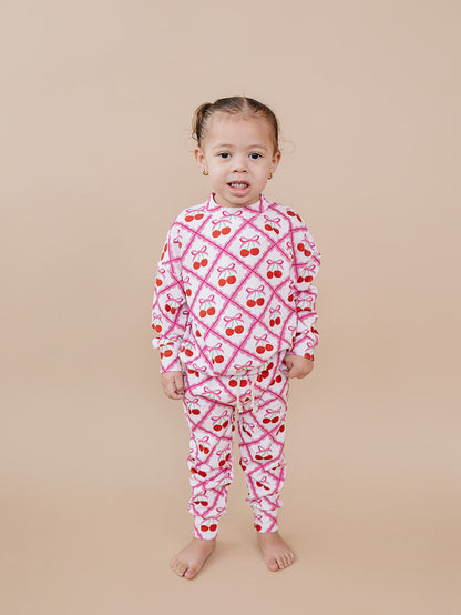 Jogger Set | Cherry Bow