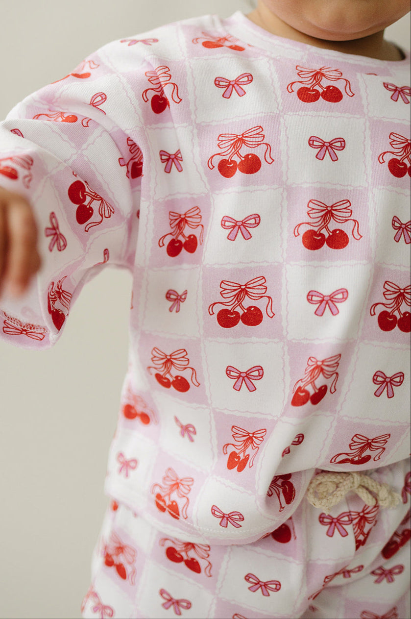 Shorts Set | Checkered Cherry