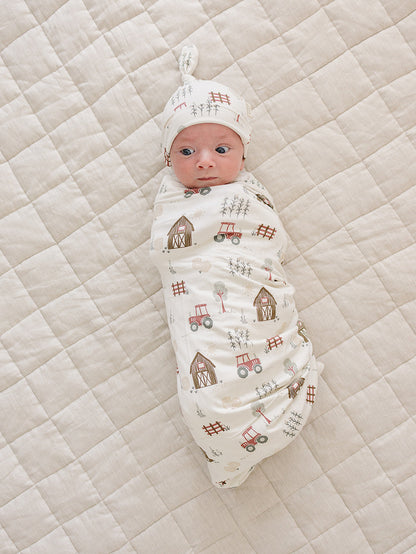 Farmhouse Bamboo Newborn Knot Hat