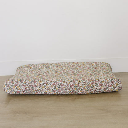 Sunny Petals Muslin Changing Pad Cover
