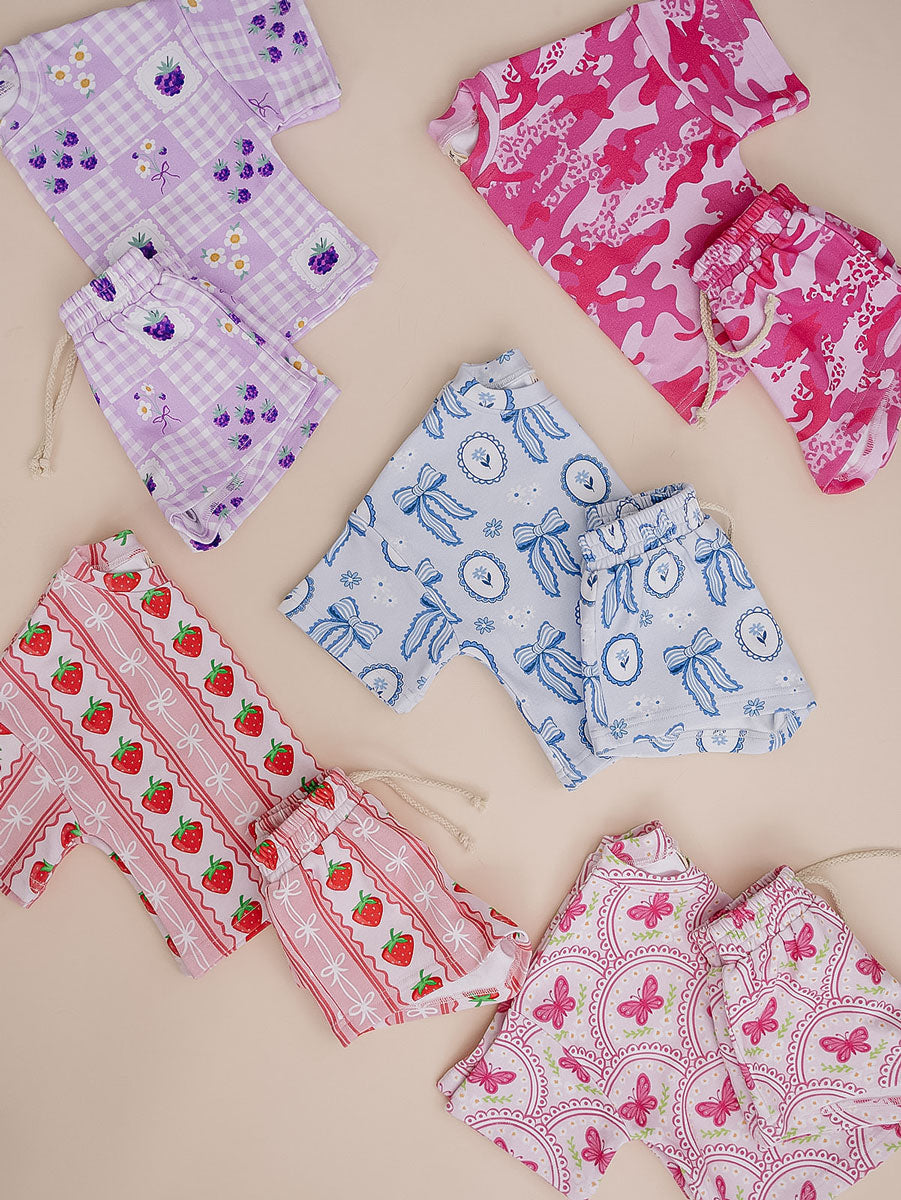 Shorts Set | Camo Leopard