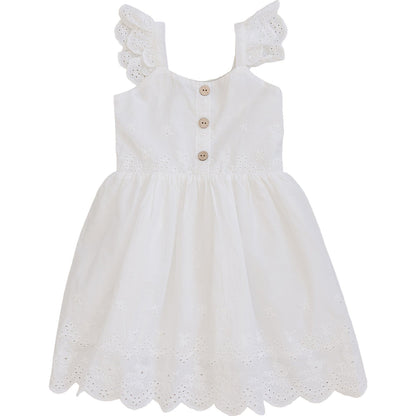 White Eyelet Dress