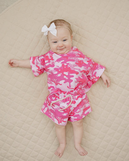 Shorts Set | Camo Leopard