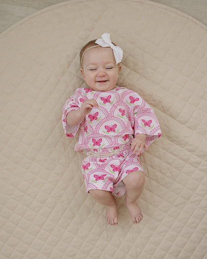 Shorts Set | Pink Butterfly