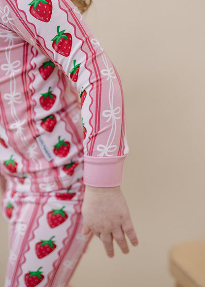 Bamboo Two Piece Set | Strawberry