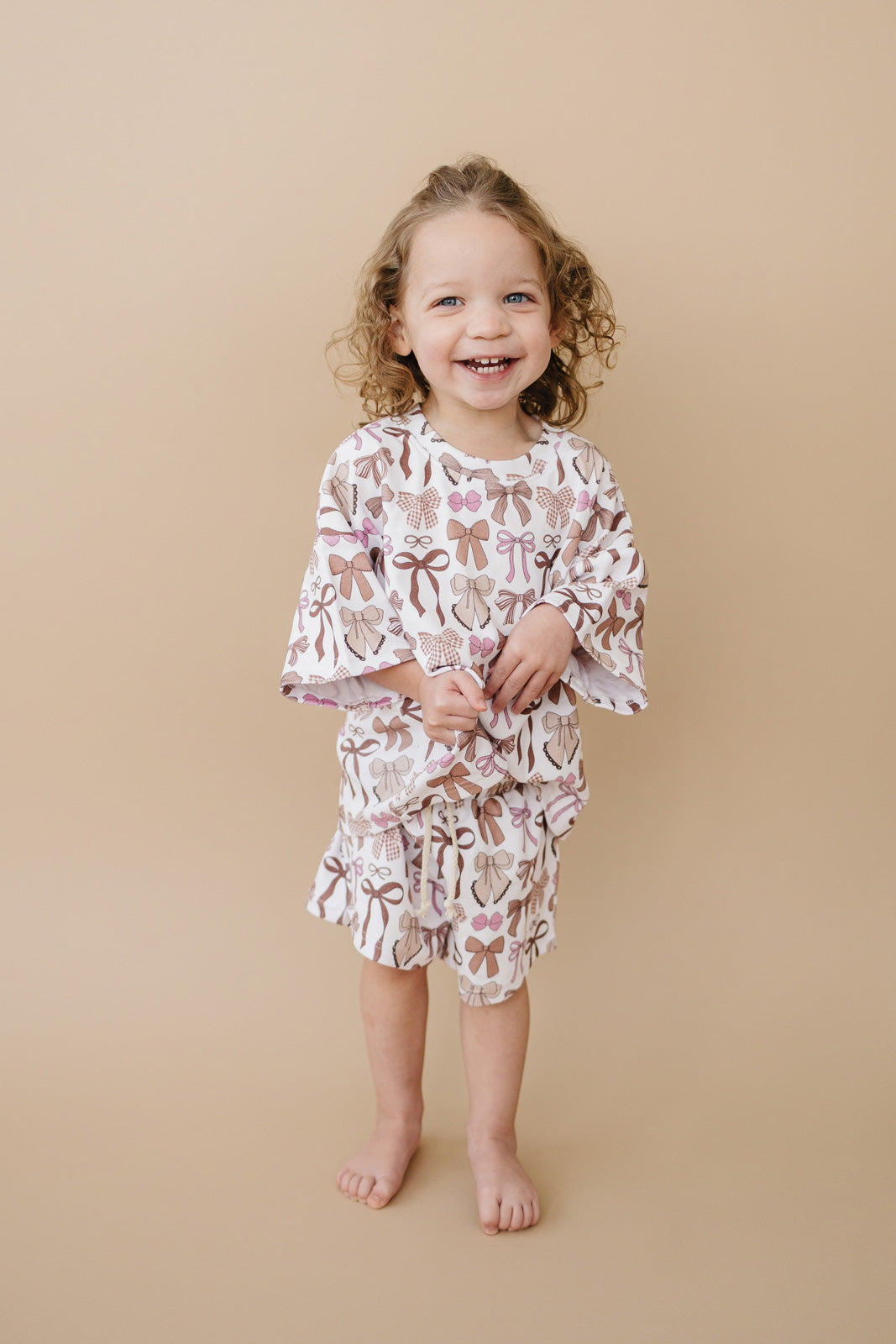 Shorts Set | Mocha Bows
