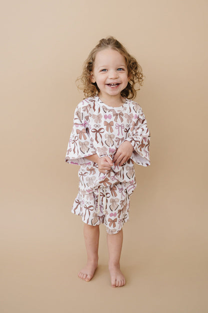 Shorts Set | Mocha Bows