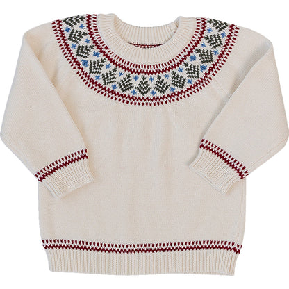 Cream Fair Isle Sweater