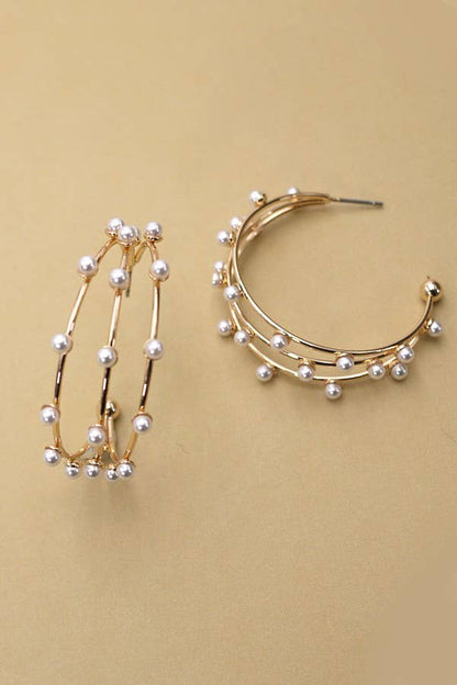 Triple Row Hoops