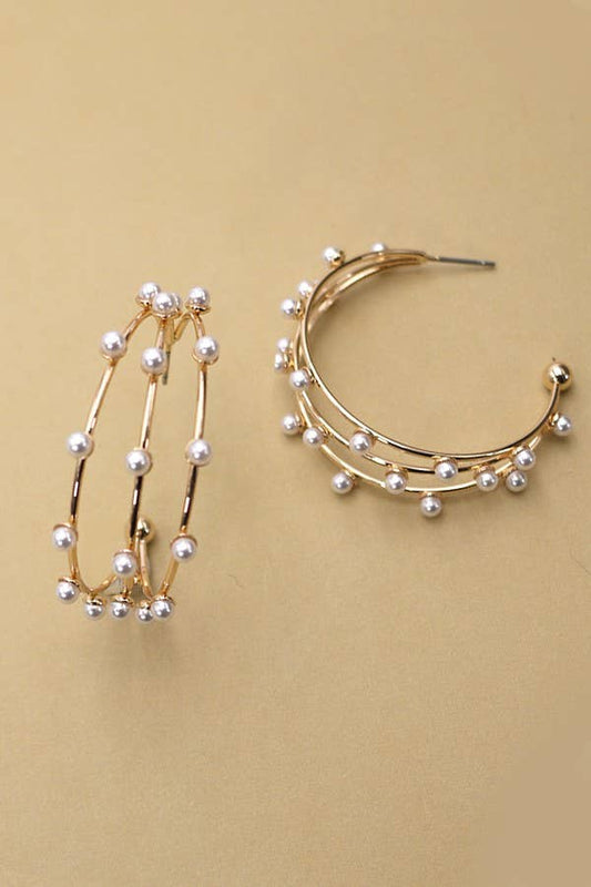Triple Row Hoops