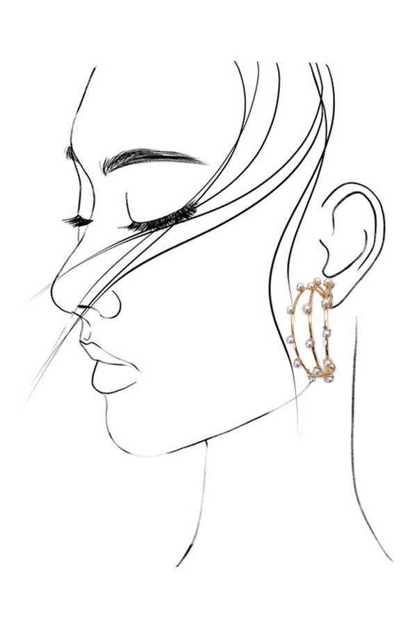 Triple Row Hoops