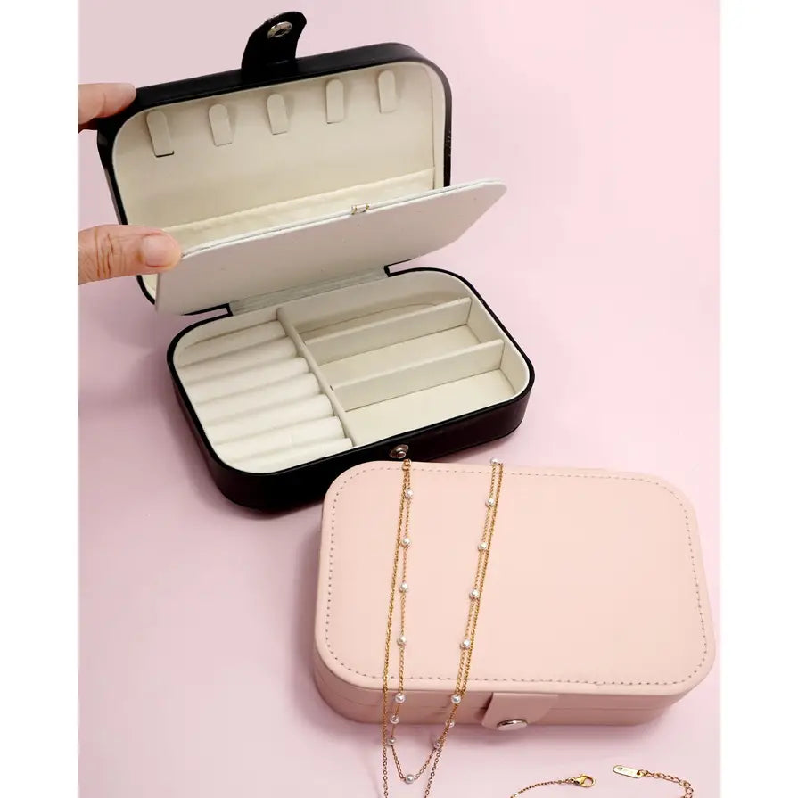 Jewelry Organizer Travel Case - Black