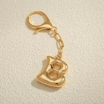 Bubble Letter Bag Charm