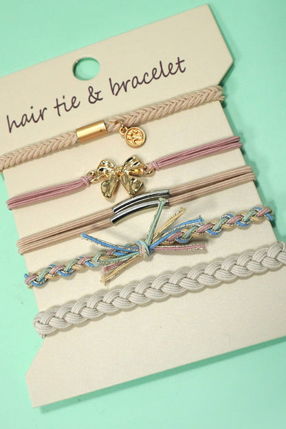 Bracelet Hair Ties - Bow Set