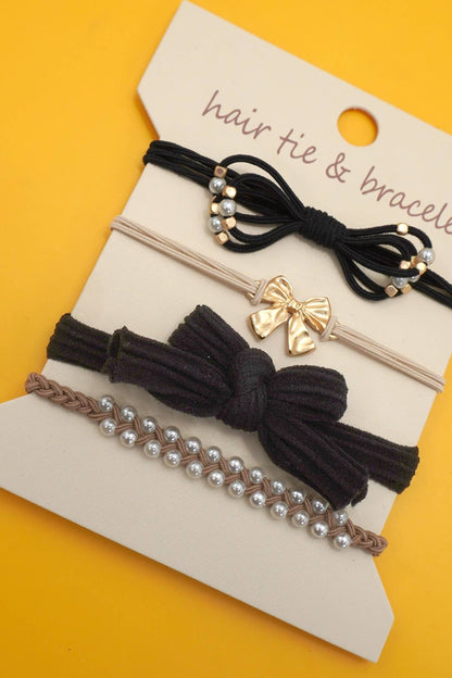 Bracelet Hair Ties - Black Set