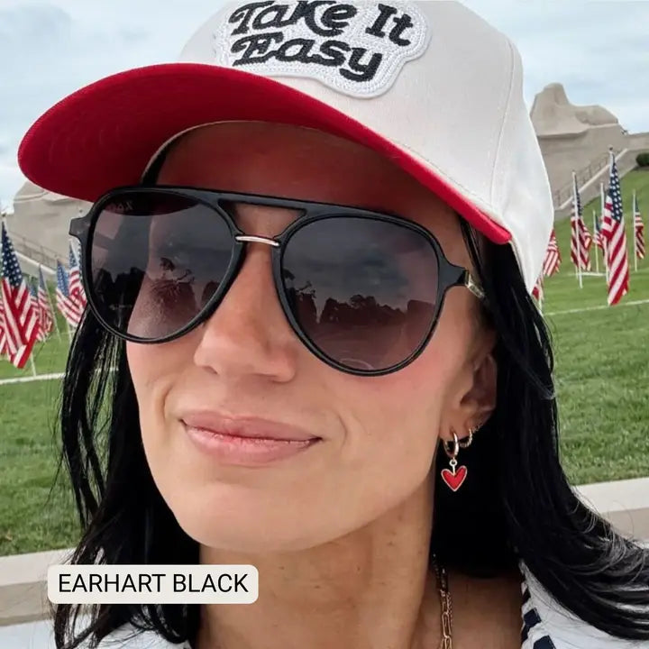 Earhart V2 Sunglasses - Black