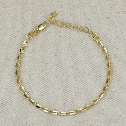 Fancy Chain Bracelet - 18k Gold Filled