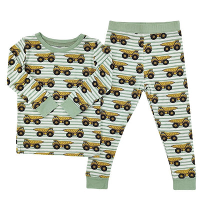 Dump Trucks Bamboo Set