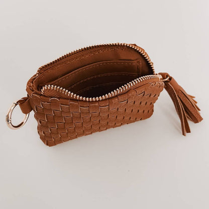 Paris Card Wallet: Woven Black