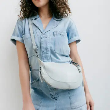 Crosby Handcrafted Leather Sling Bag - Black