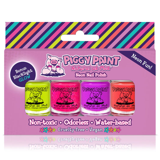Neon Box Set Non-Toxic Kids Nail Polish
