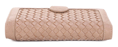 Crissy Woven Wallet: Light Taupe
