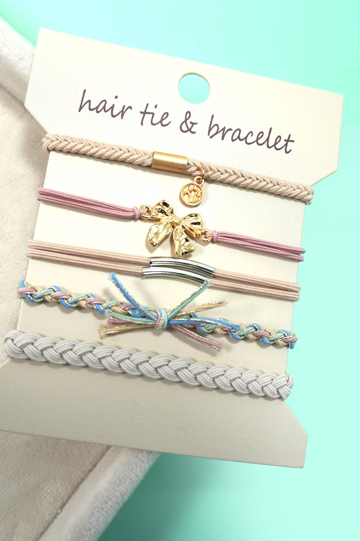 Bracelet Hair Ties - Bow Set