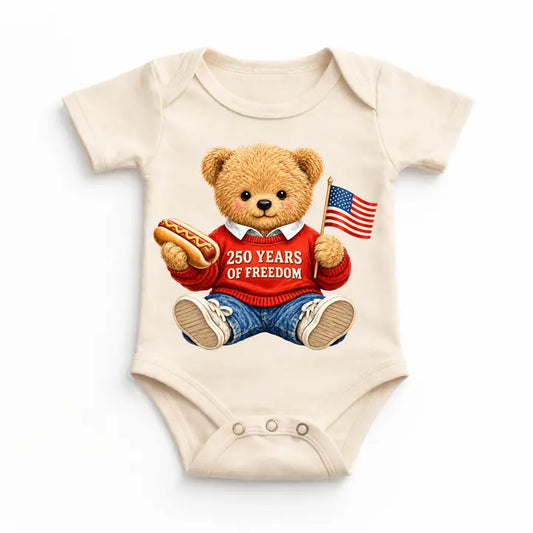 250 Years of Freedom Teddy Onesie