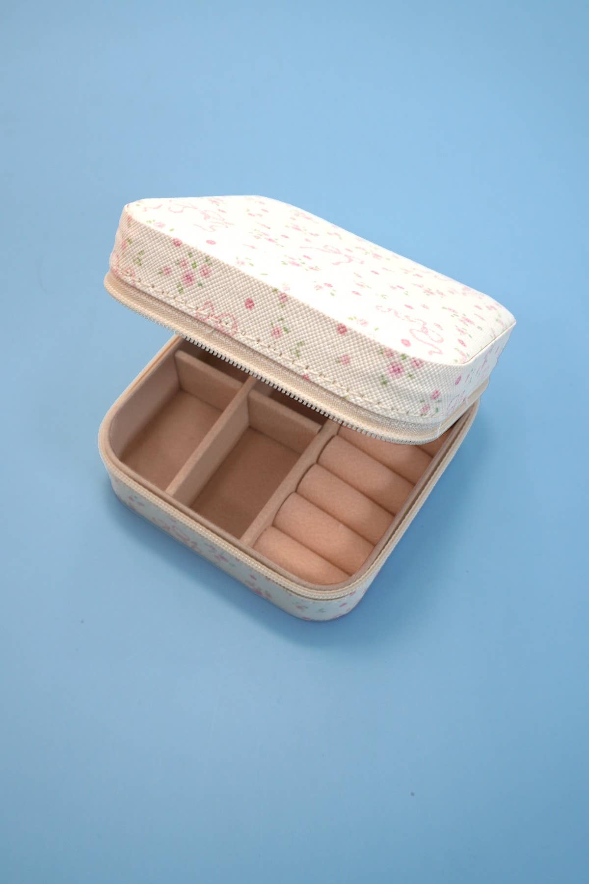 Jewelry Travel Case - Pink Cherry Bow