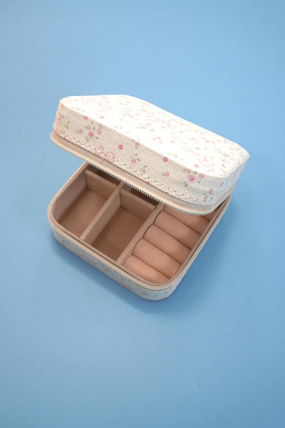 Jewelry Travel Case - Pink Cherry Bow