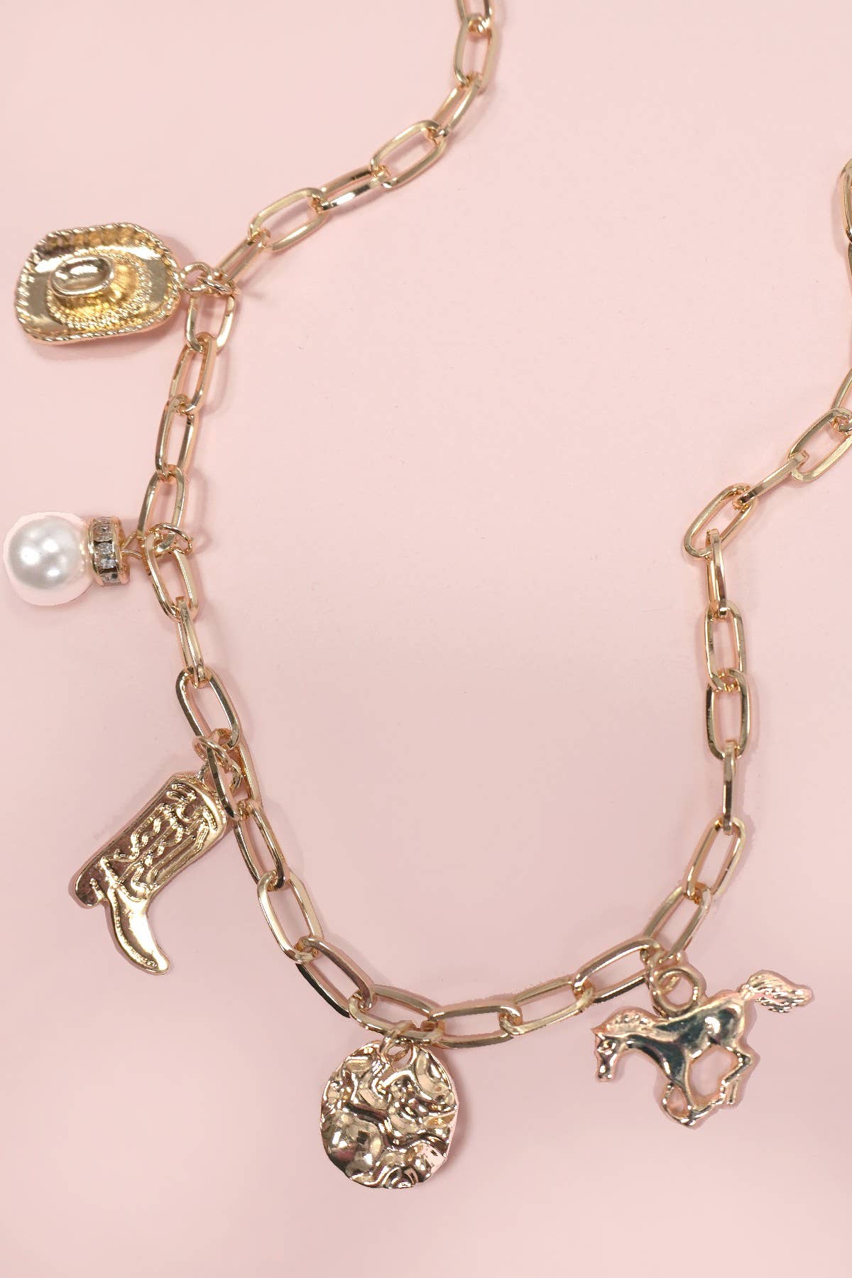 Western Charm Boot Necklace