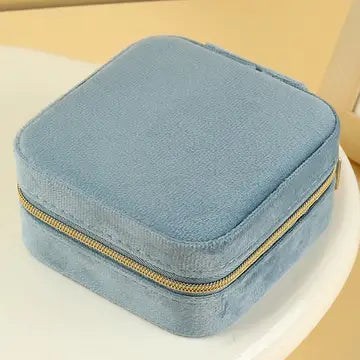 Jewelry Travel Case - Velvet Blue