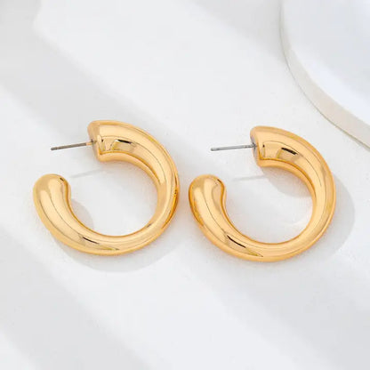 Bold Chunky Hoops - Gold