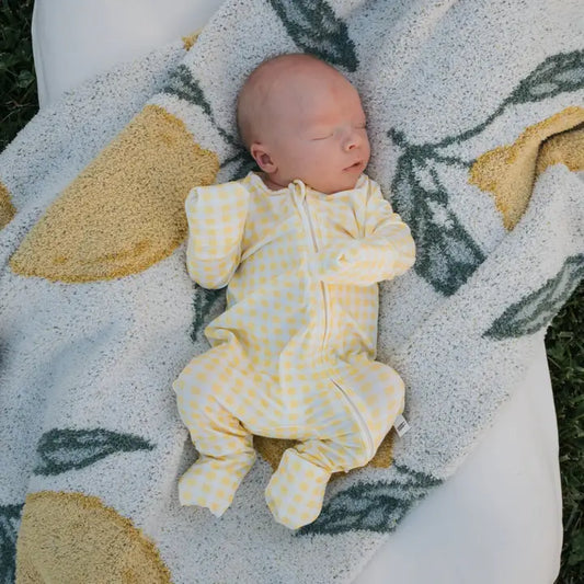 Citron Bamboo Zip Pajamas