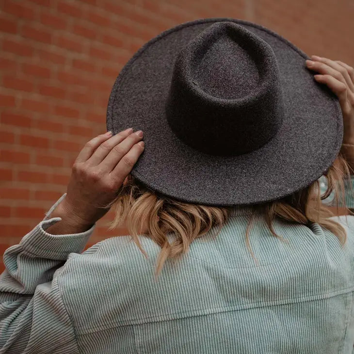 Wide Brim Felt Hat