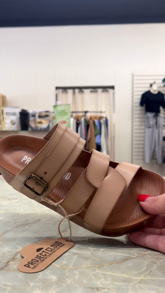 Palace Sandal - Cashew