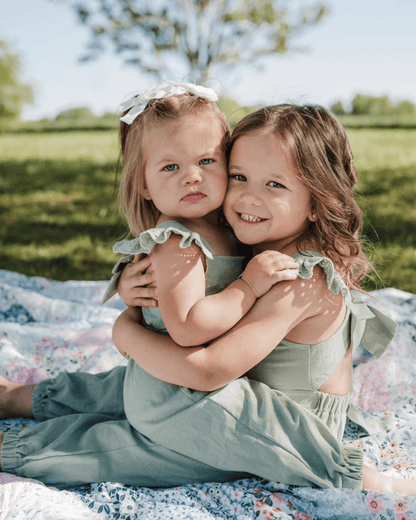 Sloane Bow-Back Jumpsuit - Soft Eucalyptus