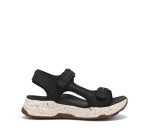 Taos Super Side Sandals - Black Emboss