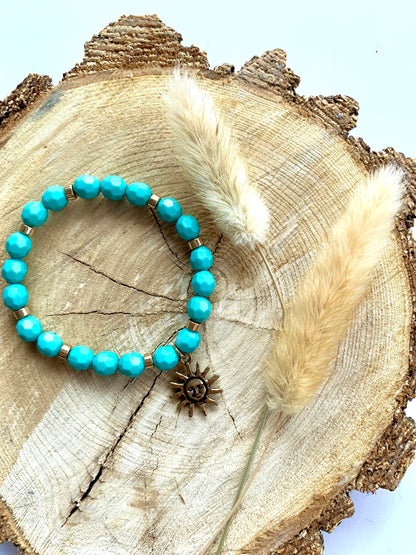 Turquoise Sun Bracelet Set