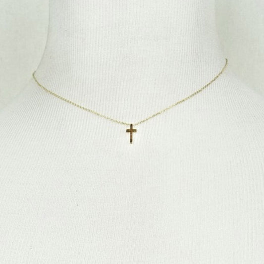 Gold Cross Necklace