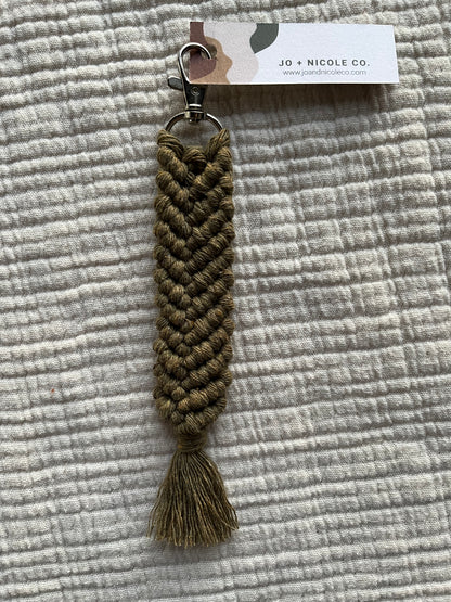 Herringbone Keychain