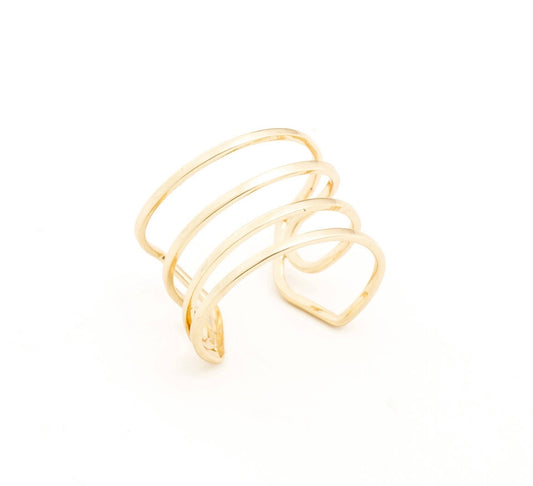 Delicate 4 Row Adjustable Ring