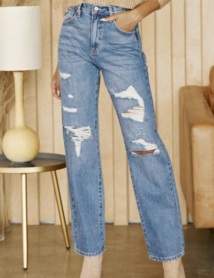 Riley Ultra High Rise 90's Baggy Kan Can Jeans